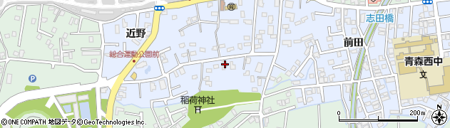青森県青森市浪館平岡122周辺の地図
