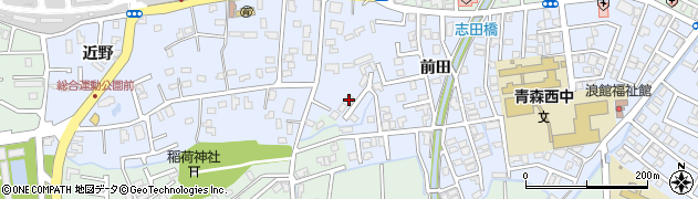 青森県青森市浪館平岡39周辺の地図