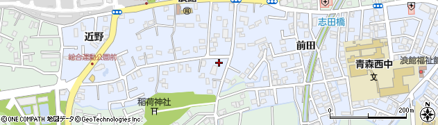 青森県青森市浪館平岡132周辺の地図