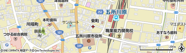 株式会社日通プロパン　五所川原販売所周辺の地図