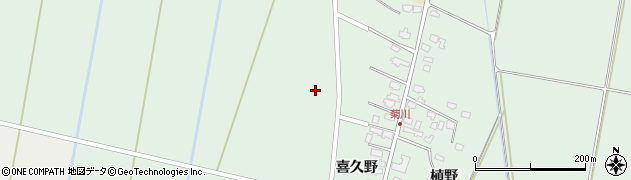 青森県つがる市木造菊川宝森38周辺の地図
