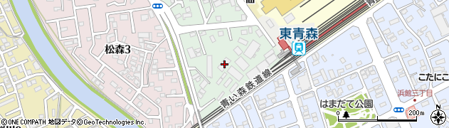 シャトーム東青森管理人室周辺の地図