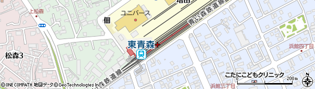 東青森駅周辺の地図
