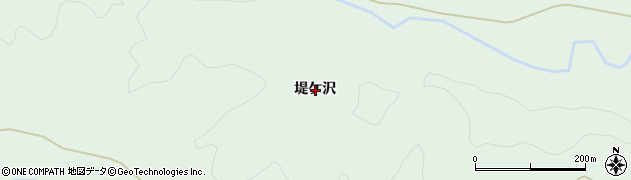 青森県五所川原市松野木堤ケ沢周辺の地図