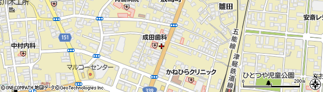 成田歯科診療所周辺の地図