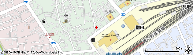 うさちゃんクリーニング　青森店周辺の地図