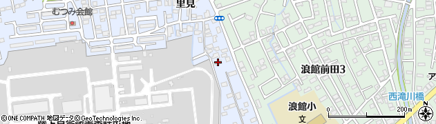 青森県青森市浪館平岡91周辺の地図