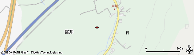 青森県青森市戸崎（宮井）周辺の地図