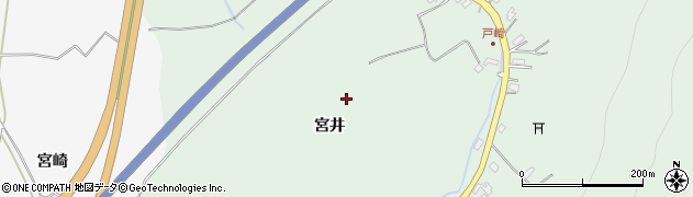 青森県青森市戸崎周辺の地図