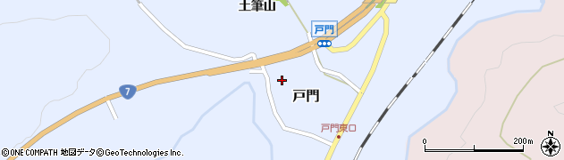 青森県青森市戸門土筆山60周辺の地図