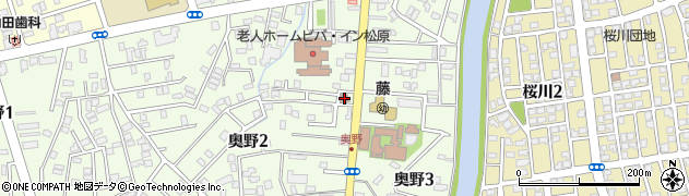 青森筒井郵便局周辺の地図