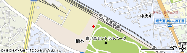 青森県青森市浦町（橋本）周辺の地図