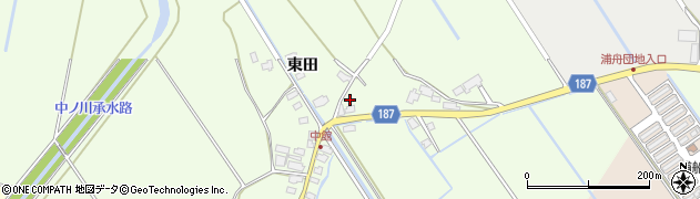 青森県つがる市木造中館細川79周辺の地図