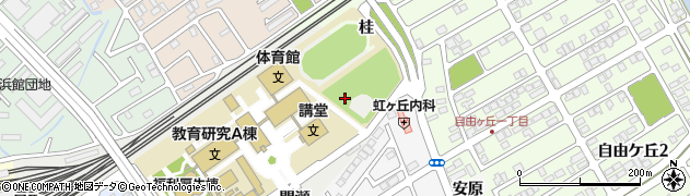青森県青森市浜館（間瀬）周辺の地図