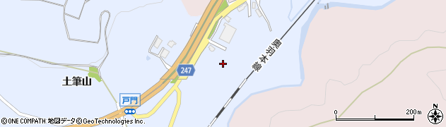 青森県青森市戸門（見通）周辺の地図