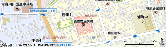 東洋社クリーニング市民病院店周辺の地図
