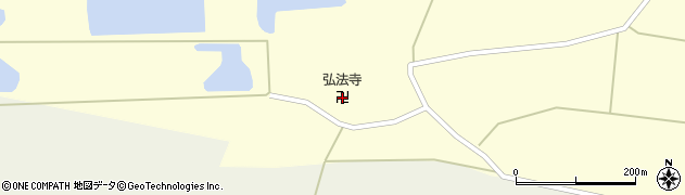 弘法寺周辺の地図