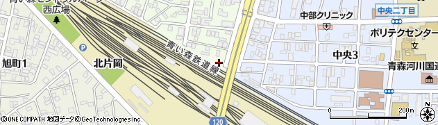 株式会社奥村組　青森営業所周辺の地図