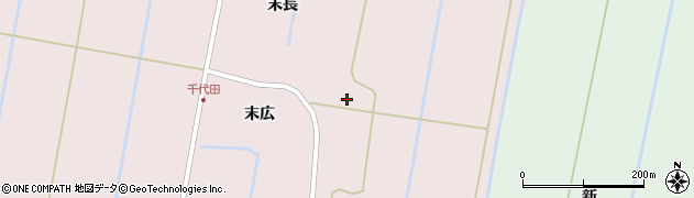青森県つがる市木造千代田末長35周辺の地図