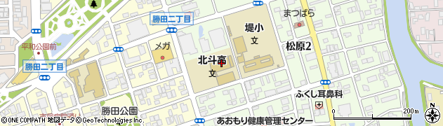 青森県立北斗高等学校周辺の地図