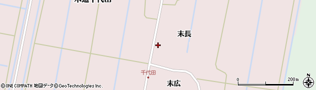 青森県つがる市木造千代田末長18周辺の地図
