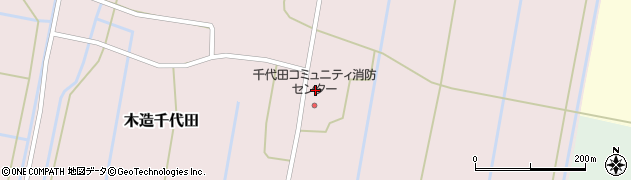 青森県つがる市木造千代田末長41周辺の地図