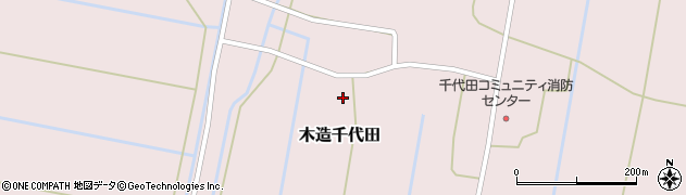 青森県つがる市木造千代田周辺の地図