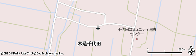 青森県つがる市木造千代田（成実）周辺の地図
