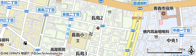 ナショナルエレベーター工業株式会社　青森事務所周辺の地図