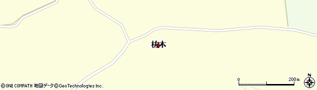 青森県東北町（上北郡）枋木周辺の地図
