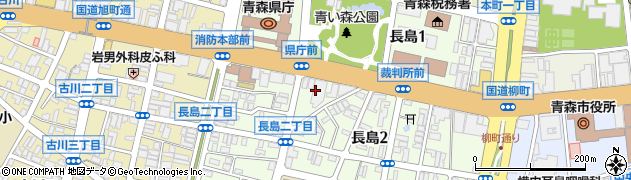 青森県庁　東青地域県民局地域農林水産部林業振興課周辺の地図