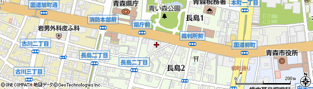 新日本補聴器株式会社　新日本補聴器センター　青森店周辺の地図