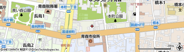 青森本町第一生命ビルディング管理室周辺の地図