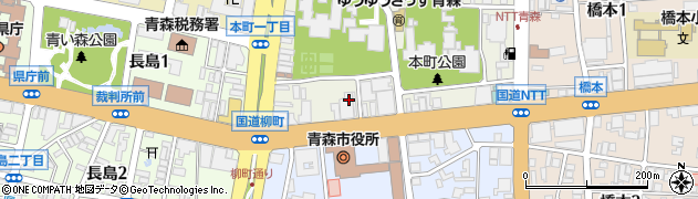 中道リース株式会社　青森支店周辺の地図