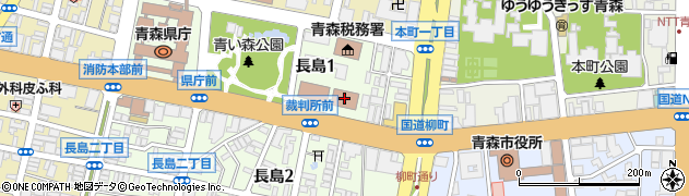東北農政局　青森県拠点周辺の地図