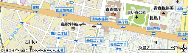 セコム株式会社　テクノ事業本部青森支所周辺の地図