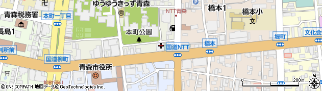廣建青森サービスセンター周辺の地図