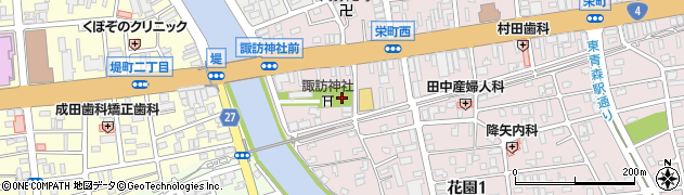 栄町南公園周辺の地図