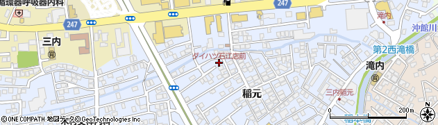 ダイハツ石江店前周辺の地図