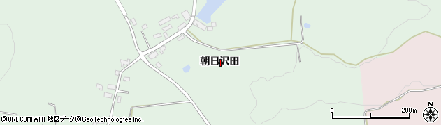青森県五所川原市飯詰朝日沢田周辺の地図