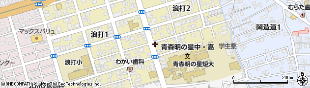 株式会社マルダイ２１青森店周辺の地図