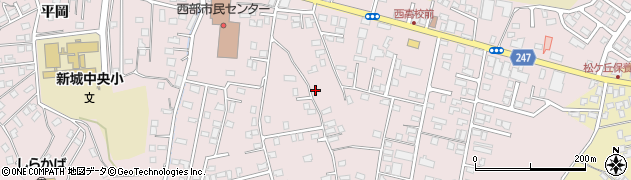 青森県青森市新城平岡122周辺の地図