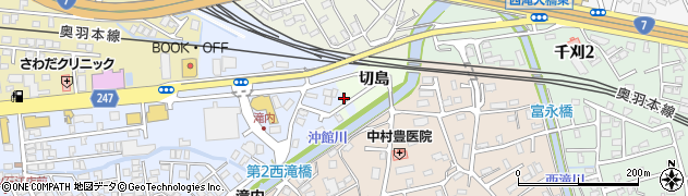 青森県青森市西滝（富永）周辺の地図