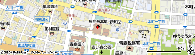 青森県庁東青地域県民局　県税部課税第二課周辺の地図