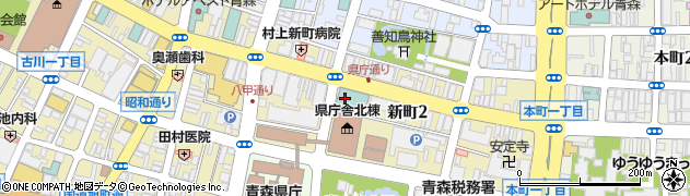 アレッラＰＧ青森店周辺の地図