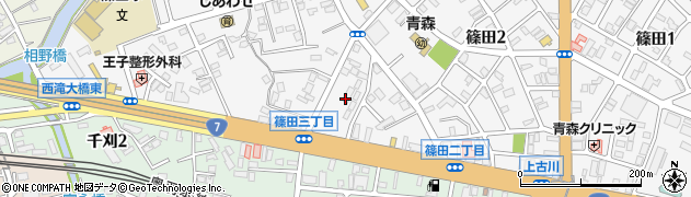 ＪＵＫＩ家庭用ミシン代理店青森周辺の地図