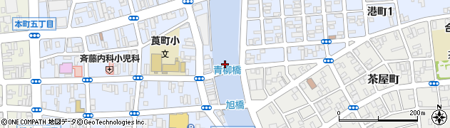 青柳橋周辺の地図