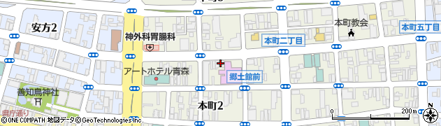 梅津酒店周辺の地図