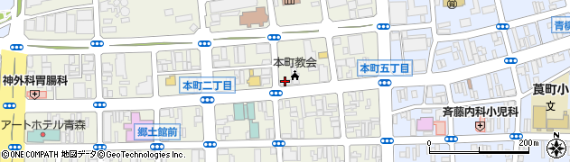 津軽警備保障株式会社　青森事務所周辺の地図