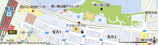 観光物産館周辺の地図